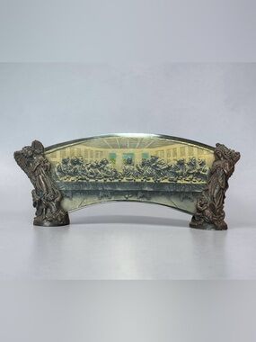 VTG The Last Supper Resin/Cold Blast Bronze Art Plaque